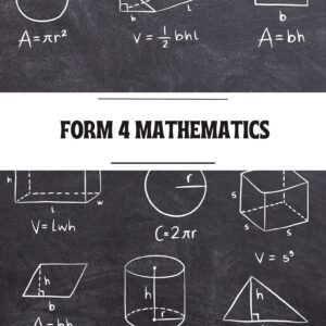 Form 4 Mathematics Revision Course